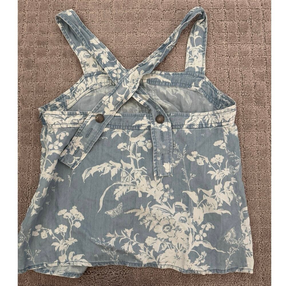 NWOT Women’s Paige Floral Top in Blue SZ XS